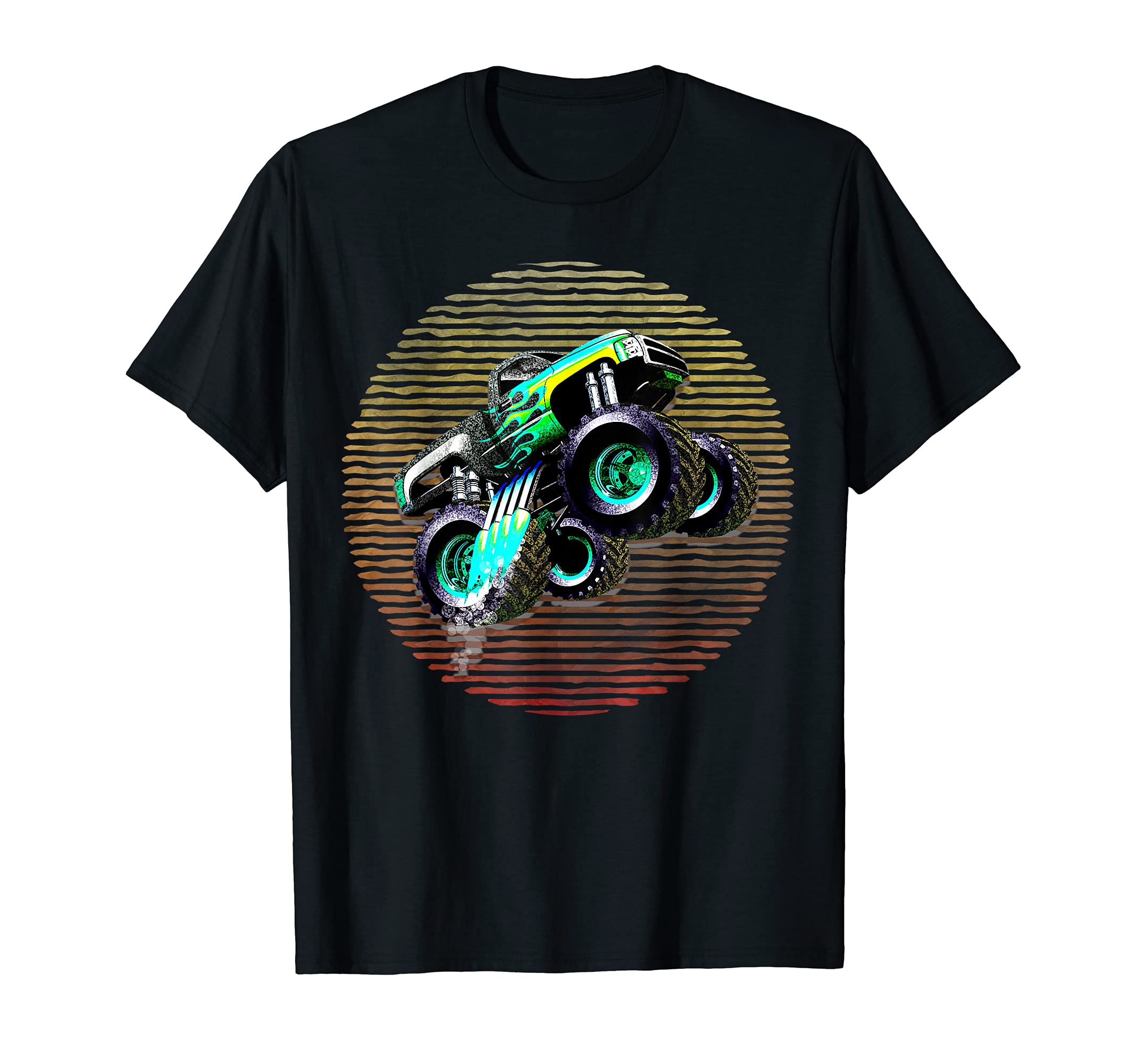 Monster Trucks Big Foot Cars Lovers Gift T-Shirt - Custom Art Print Unisex - T-Shirt, Sweatshirt, Hoodie