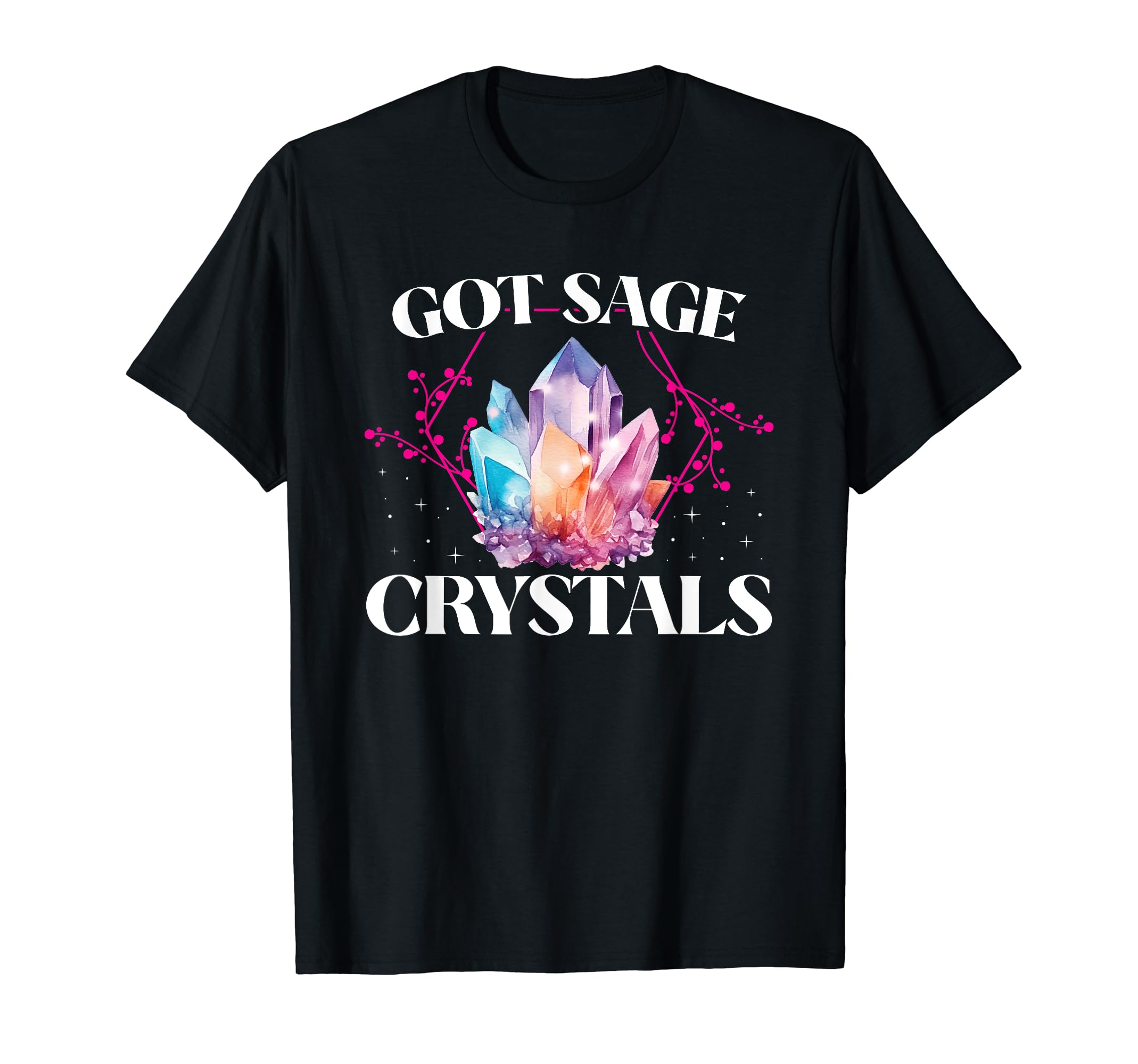Funny Gemstone Chakra Healer T-Shirt - Fun Novelty Design Men Women - T-Shirt, Sweatshirt, Hoodie