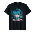 Vaporwave Aesthetic Sad Anime Eboy T-Shirt - Custom Art Print for Adults - T-Shirt, Sweatshirt, Hoodie