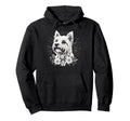 Tattoo West Highland White Terrier Hoodie - Aesthetic Graphic Men Women - T-Shirt, Sweatshirt, Hoodie