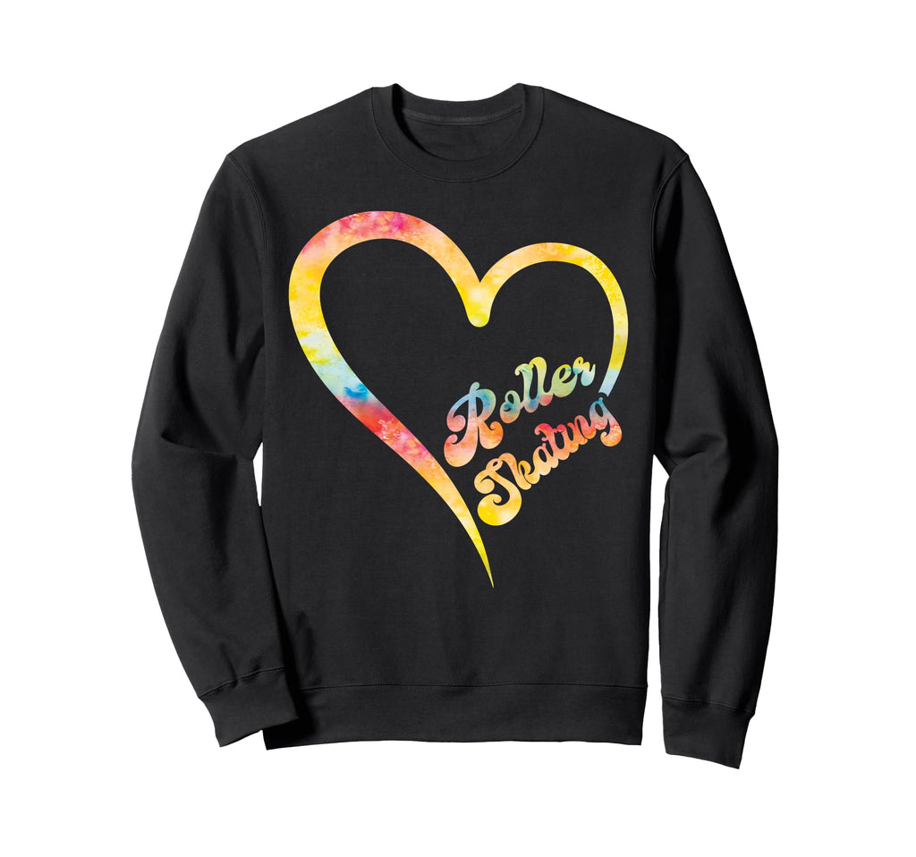 Roller Skating Skate Heart Sweatshirt - Minimalist Print for Adults - T-Shirt, Sweatshirt, Hoodie