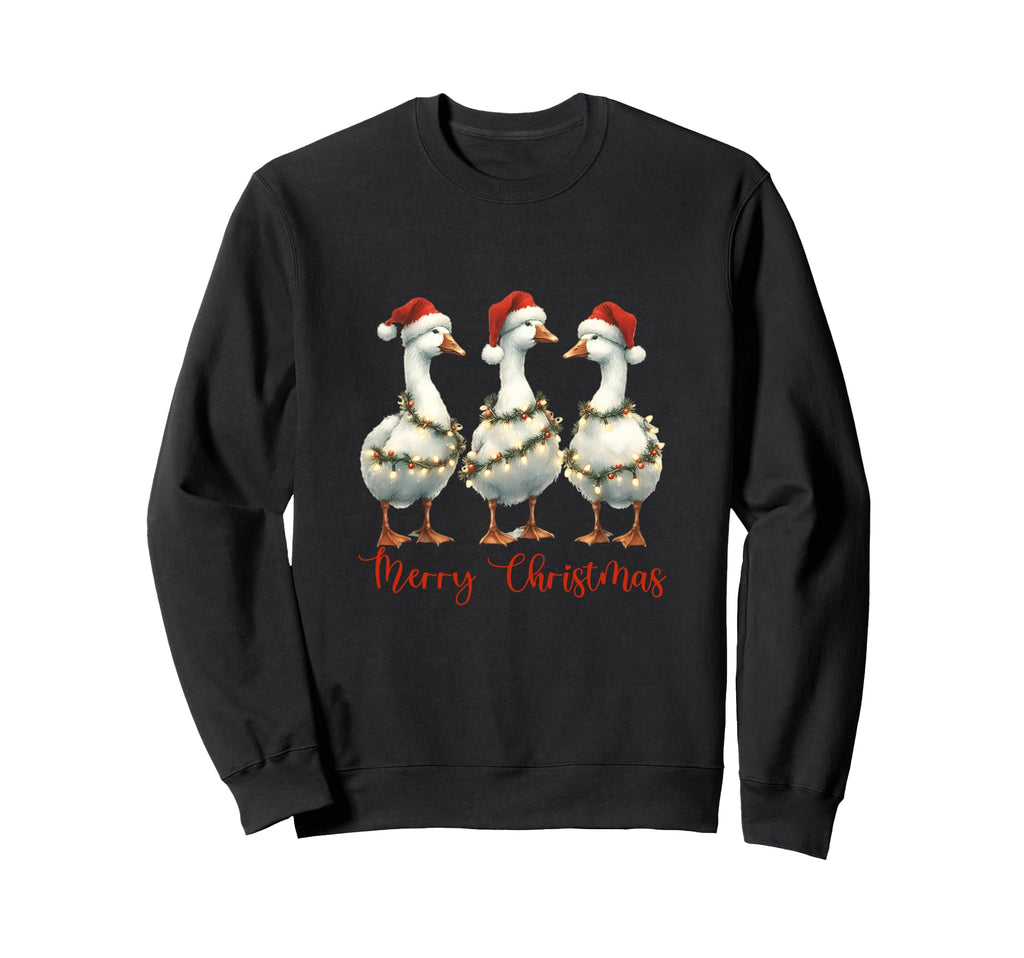 Western Funny Sill Goose Lights Sweatshirt - Minimalist Print for Adults - T-Shirt, Sweatshirt, Hoodie