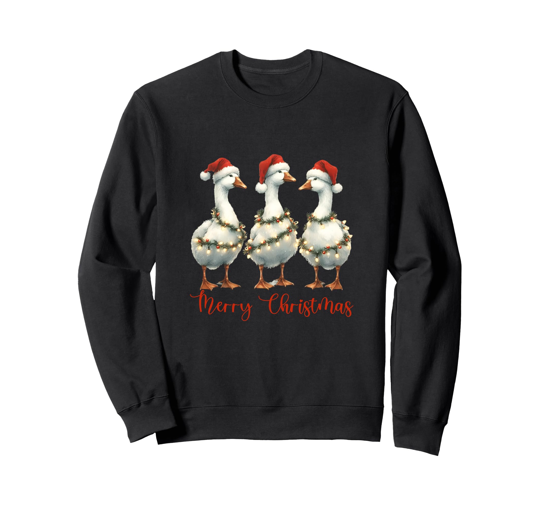 Western Funny Sill Goose Lights Sweatshirt - Minimalist Print for Adults - T-Shirt, Sweatshirt, Hoodie