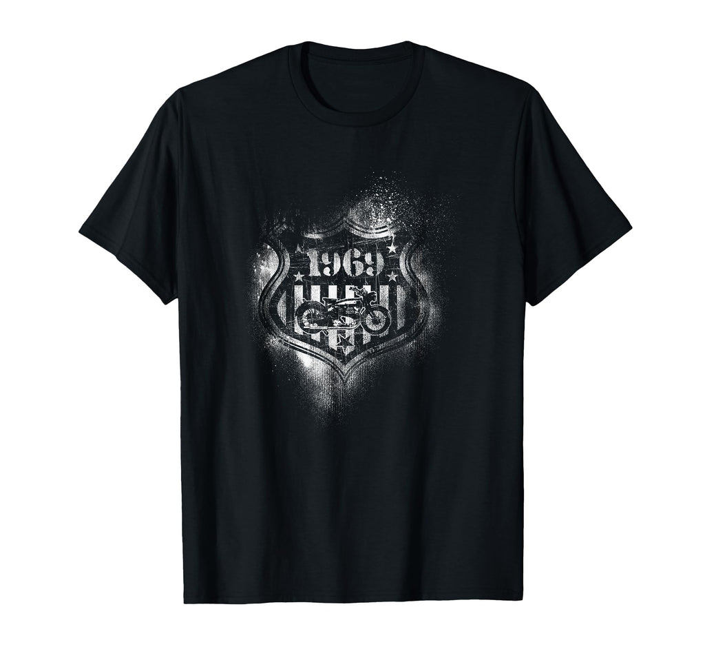 Americana Motorcycle 1969 Logo T-Shirt - Aesthetic Graphic Men Women - T-Shirt, Sweatshirt, Hoodie