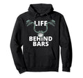 Life Behind Bars Motorcycle Rider Hoodie - Aesthetic Graphic Men Women - T-Shirt, Sweatshirt, Hoodie