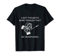 Tangled Headphones Headphones Words Hoodie - Custom Art Print Men Women - T-Shirt, Sweatshirt, Hoodie
