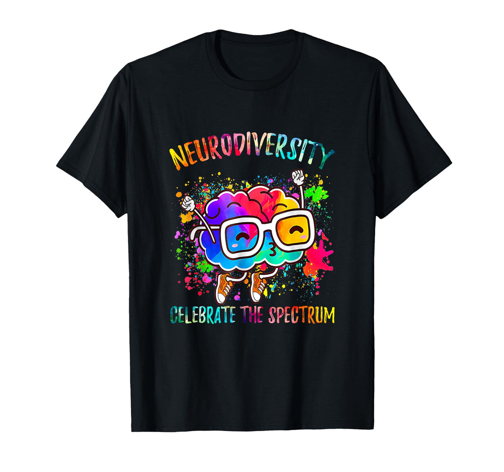 Neurodiversity Brain Autism T-Shirt - Casual Everyday Wear Unisex - T-Shirt, Sweatshirt, Hoodie