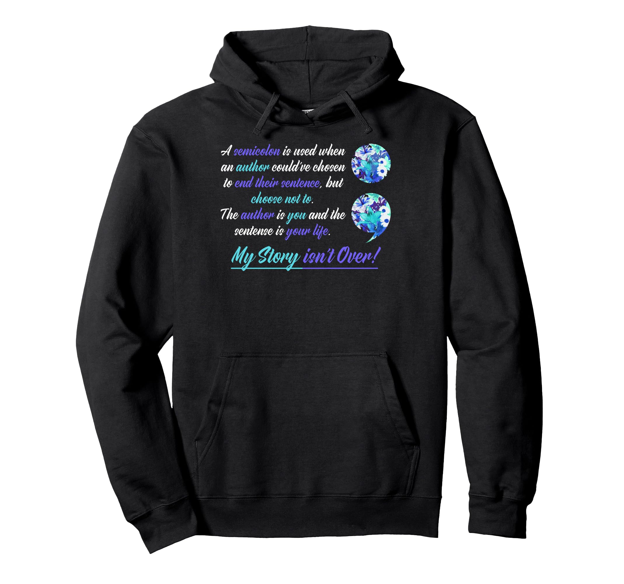 Depression Awareness Mental Health Self Hoodie - Minimalist Print Unisex - T-Shirt, Sweatshirt, Hoodie