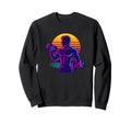 Fitness Sunset 70S 80S Nostalgic Sweatshirt - Minimalist Print for Adults - T-Shirt, Sweatshirt, Hoodie