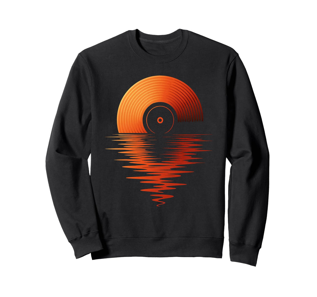 Music Sunset Disc Records Collector Sweatshirt - Streetwear Style Unisex - T-Shirt, Sweatshirt, Hoodie