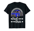 Rod Run Hot Rod Truck Rat Rod Car Show T-Shirt - Minimalist Print Unisex - T-Shirt, Sweatshirt, Hoodie