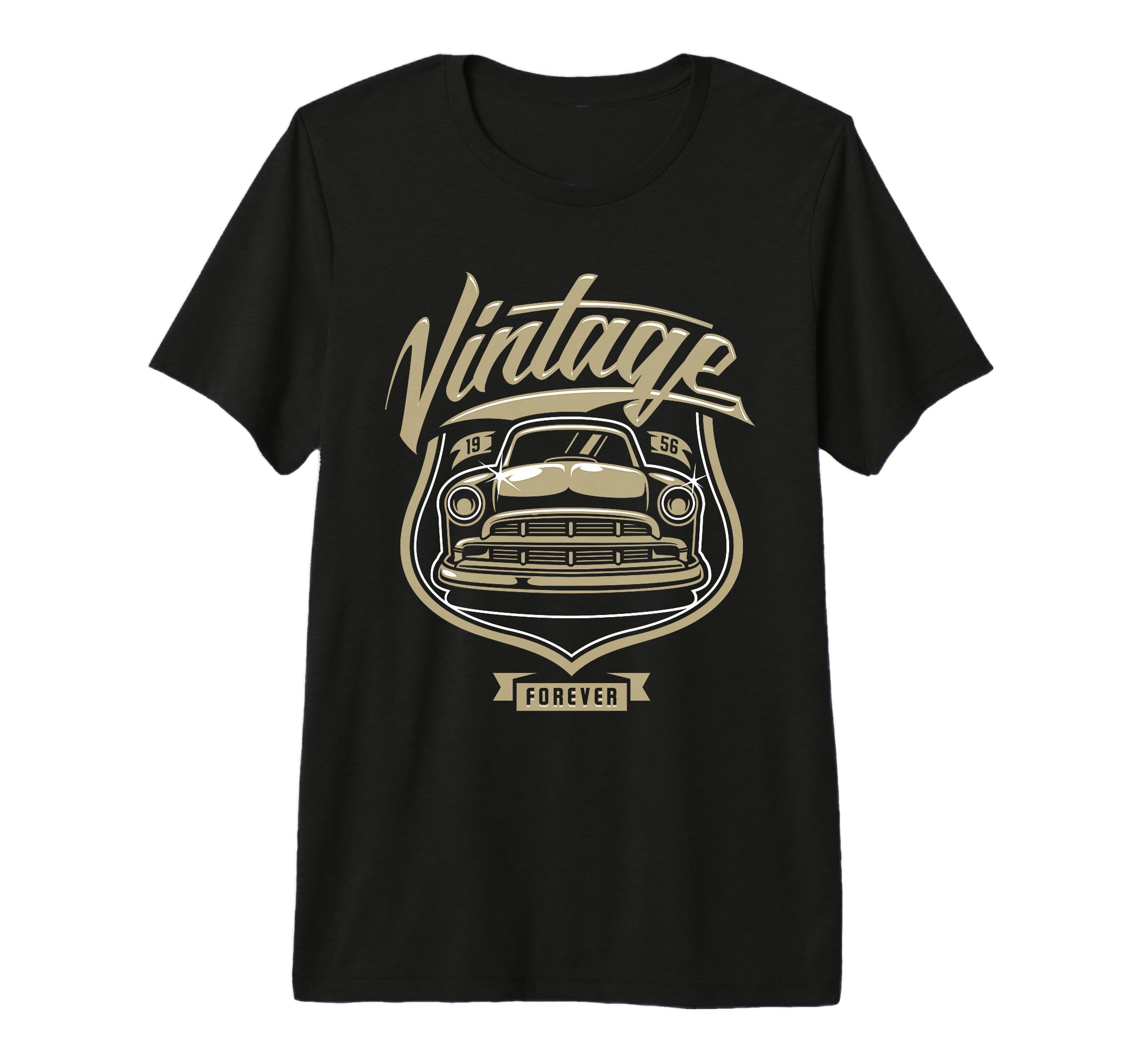 1956 Car Ride Forever Tri Blend T-Shirt - Graphic Print for Adults - T-Shirt, Sweatshirt, Hoodie