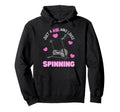 Just Who Loves Spinning Spin Bike Wear Hoodie - Graphic Print Unisex - T-Shirt, Sweatshirt, Hoodie