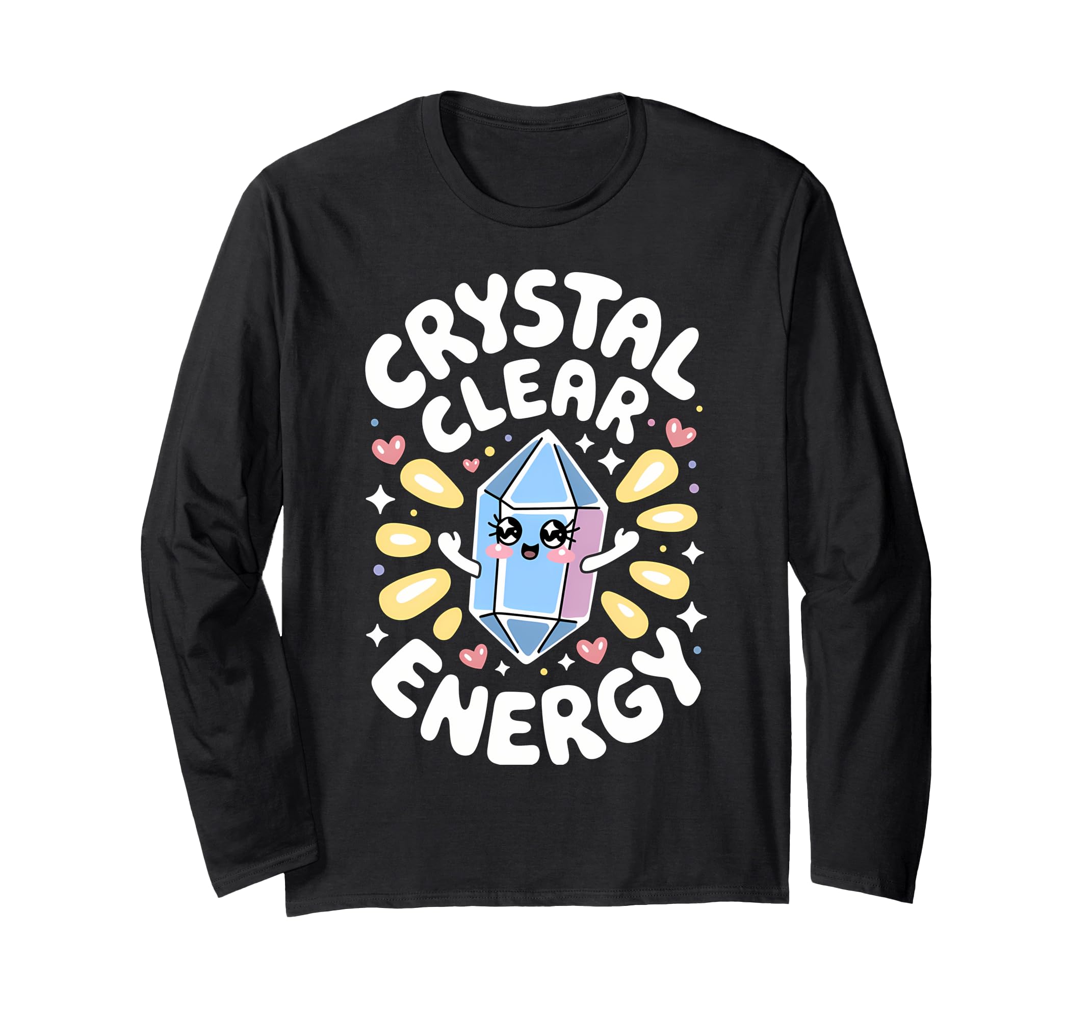 Healing Stone Crystals Energy Spiritual T-Shirt - Trendy Graphic Unisex - T-Shirt, Sweatshirt, Hoodie