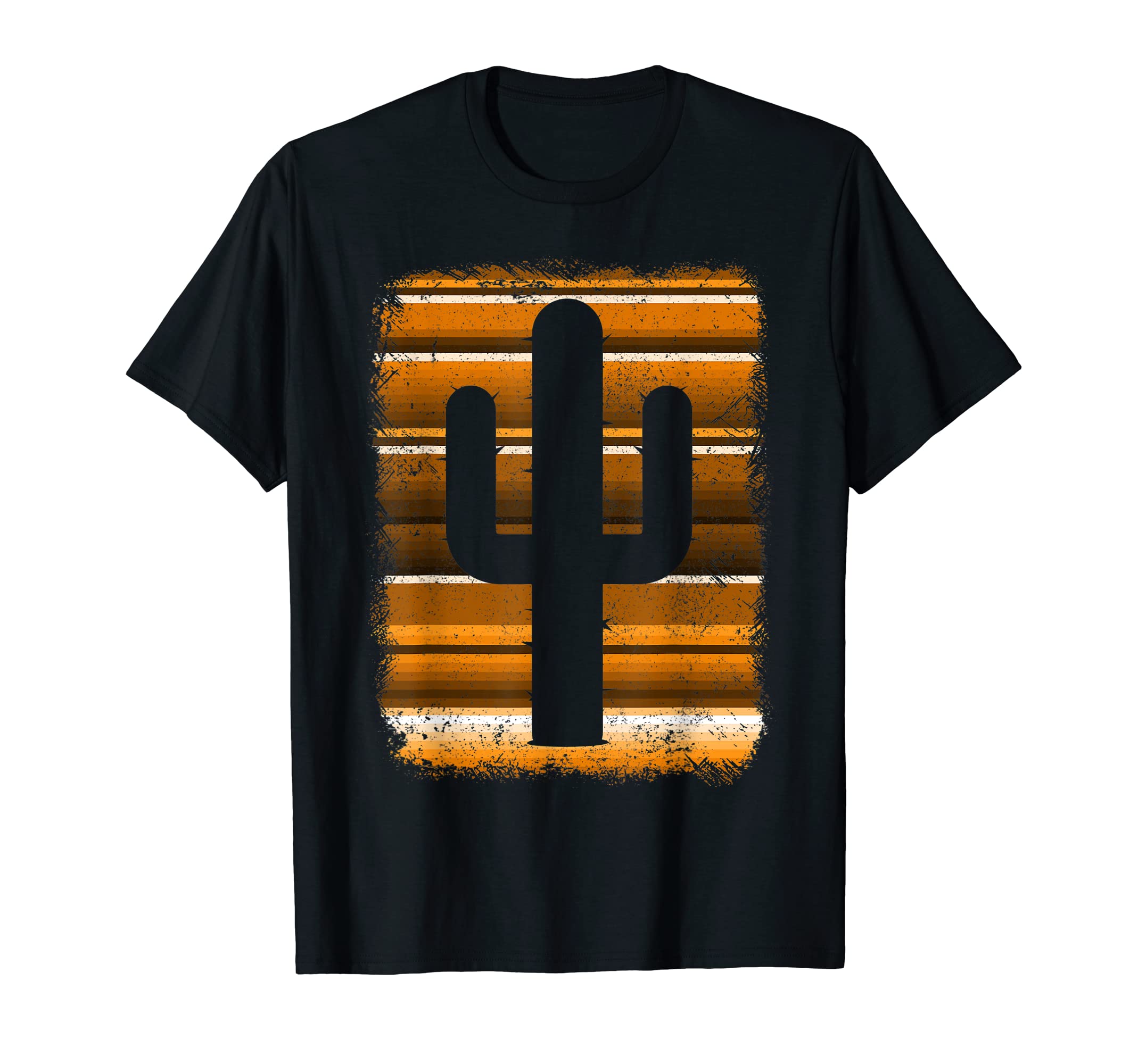 Mexican Serape And Cactus Cowboy T-Shirt - Casual Everyday Wear for Adults - T-Shirt, Sweatshirt, Hoodie