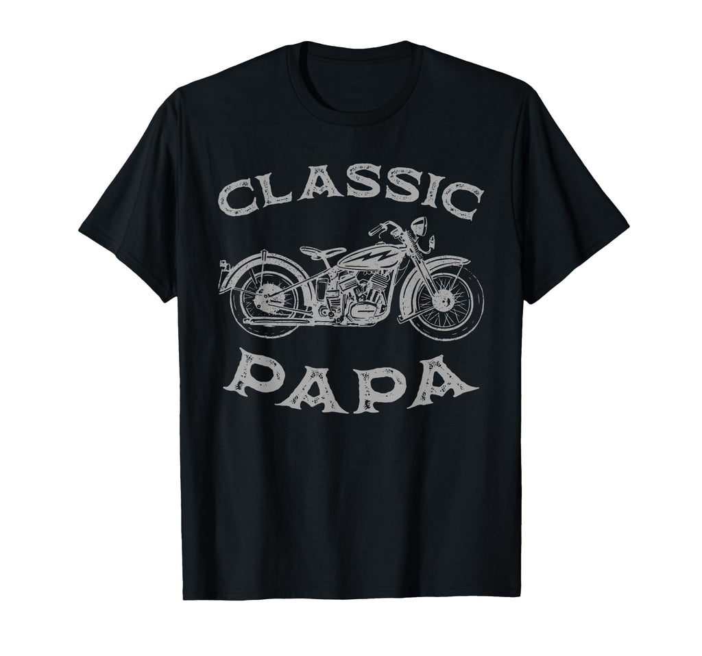 Papa Funny Motorcycle Mens Dad Biker T-Shirt - Novelty Apparel Unisex - T-Shirt, Sweatshirt, Hoodie