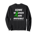 Some Wounds Are Invisible Mental Health Sweatshirt - Trendy Graphic Unisex - T-Shirt, Sweatshirt, Hoodie