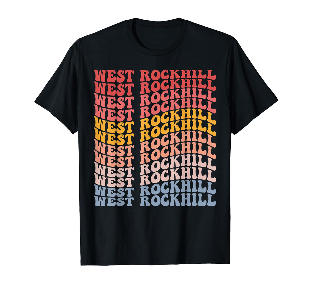 West Rockhill City Groovy T-Shirt - Unique Graphic for Adults - T-Shirt, Sweatshirt, Hoodie