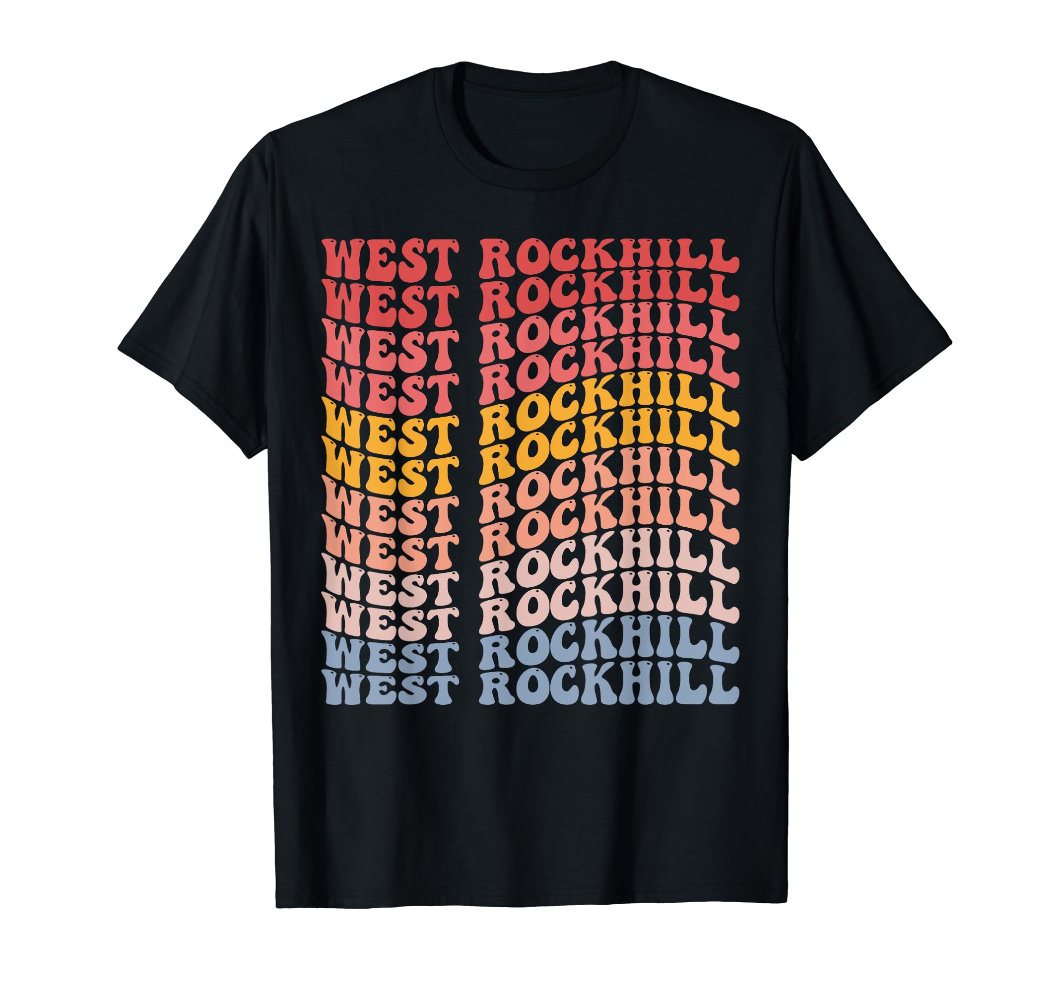 West Rockhill City Groovy T-Shirt - Streetwear Style Unisex - T-Shirt, Sweatshirt, Hoodie