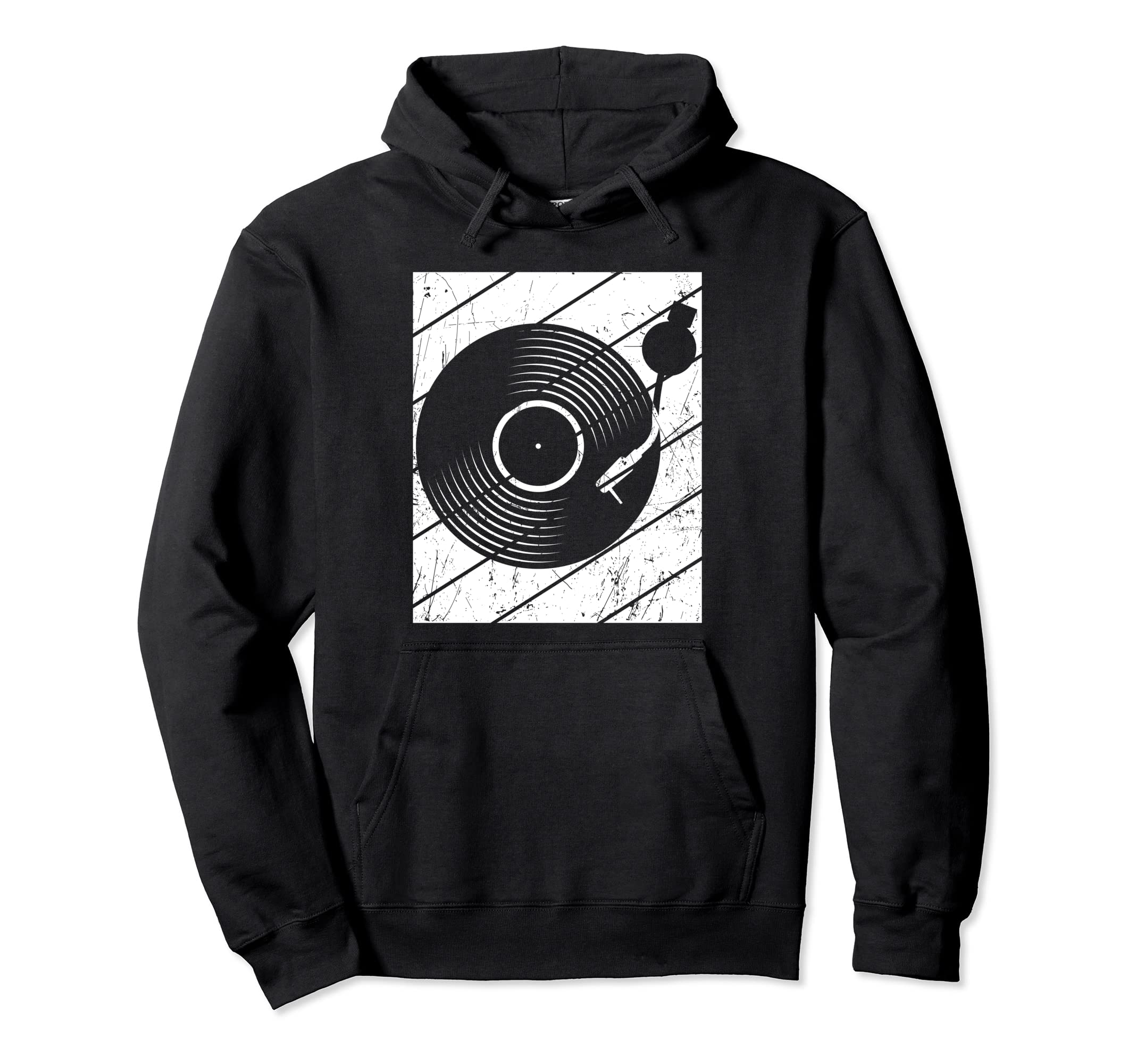 Vinly Record Player Record 80S 90S Hoodie - Casual Everyday Wear Men Women - T-Shirt, Sweatshirt, Hoodie