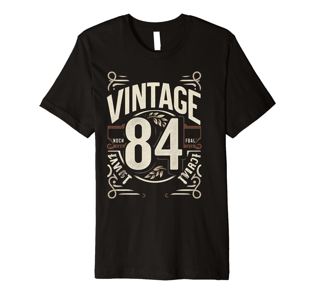 1984 Birthday 84 Born 1984 Typography T-Shirt - Streetwear Style Men Women - T-Shirt, Sweatshirt, Hoodie
