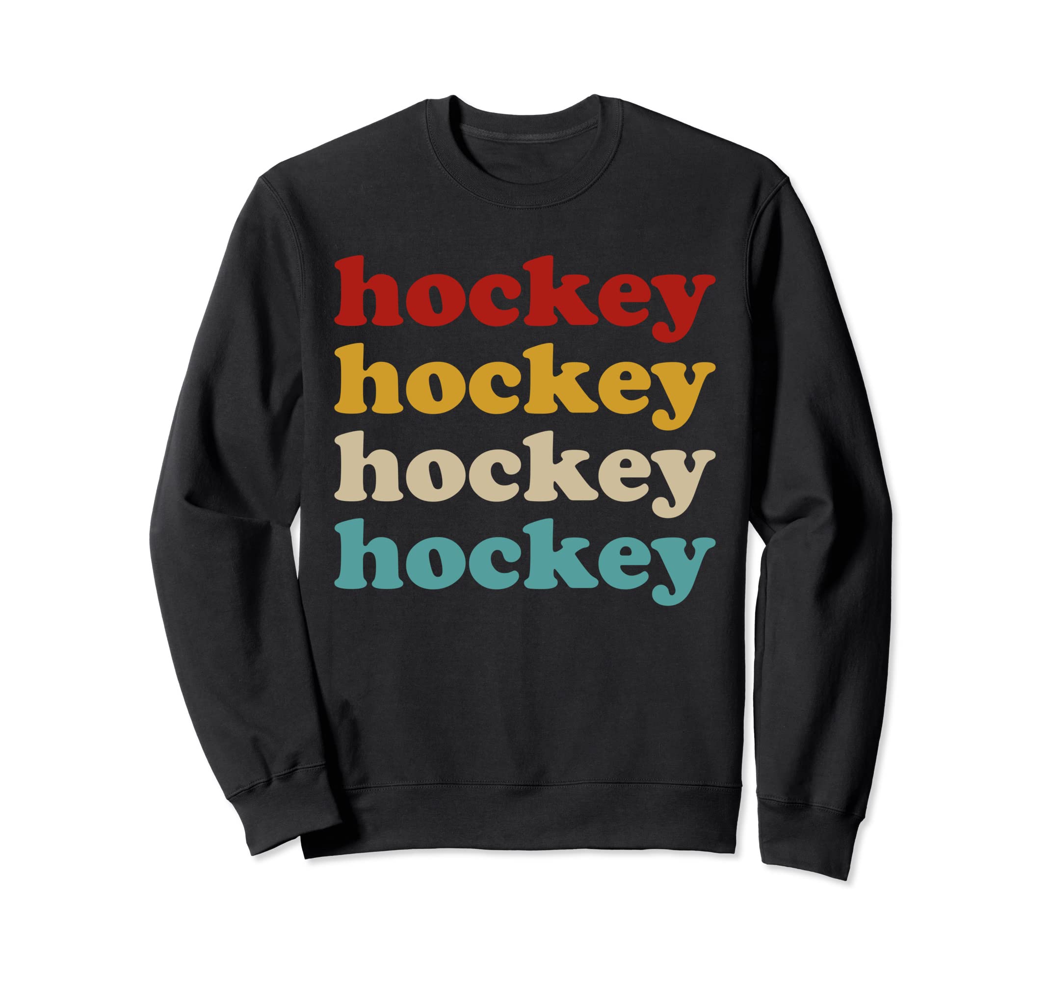 Hockey Themed Typography Hockey Sweatshirt - Graphic Print Unisex - T-Shirt, Sweatshirt, Hoodie