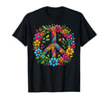 Peace Love Hippie Tie Dye 60S 70S T-Shirt - Unique Graphic Men Women - T-Shirt, Sweatshirt, Hoodie