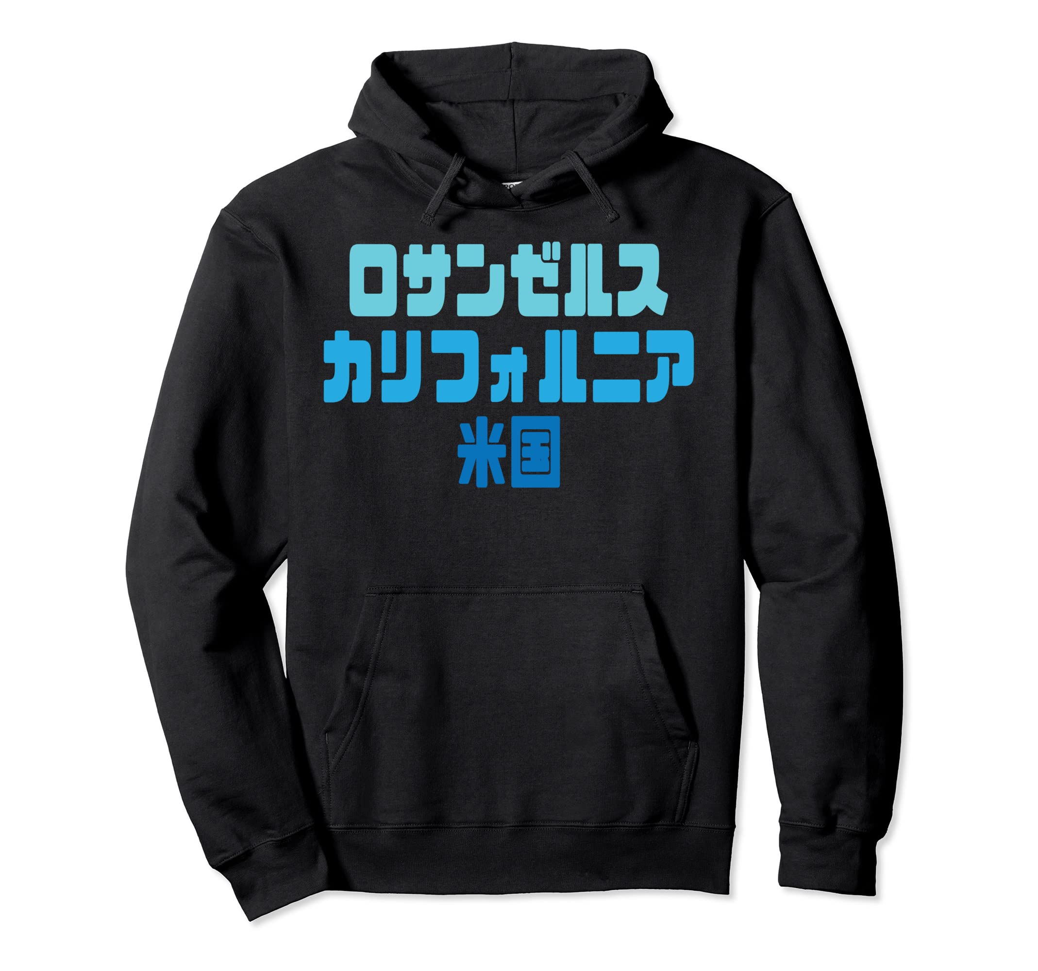Los Angeles California Usa Japanese Hoodie - Graphic Print Unisex - T-Shirt, Sweatshirt, Hoodie