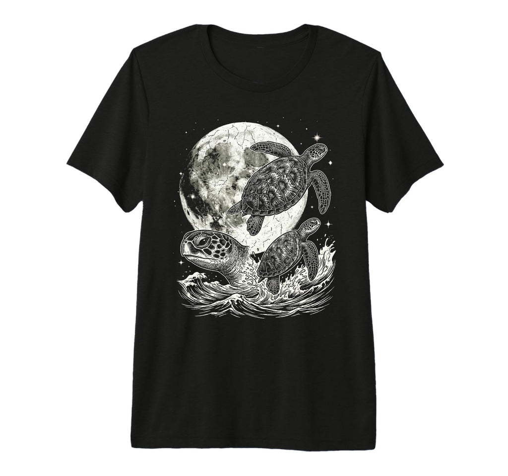 Sea Turtle 90S Aesthetic Y2K Ocean T-Shirt - Custom Art Print for Adults - T-Shirt, Sweatshirt, Hoodie