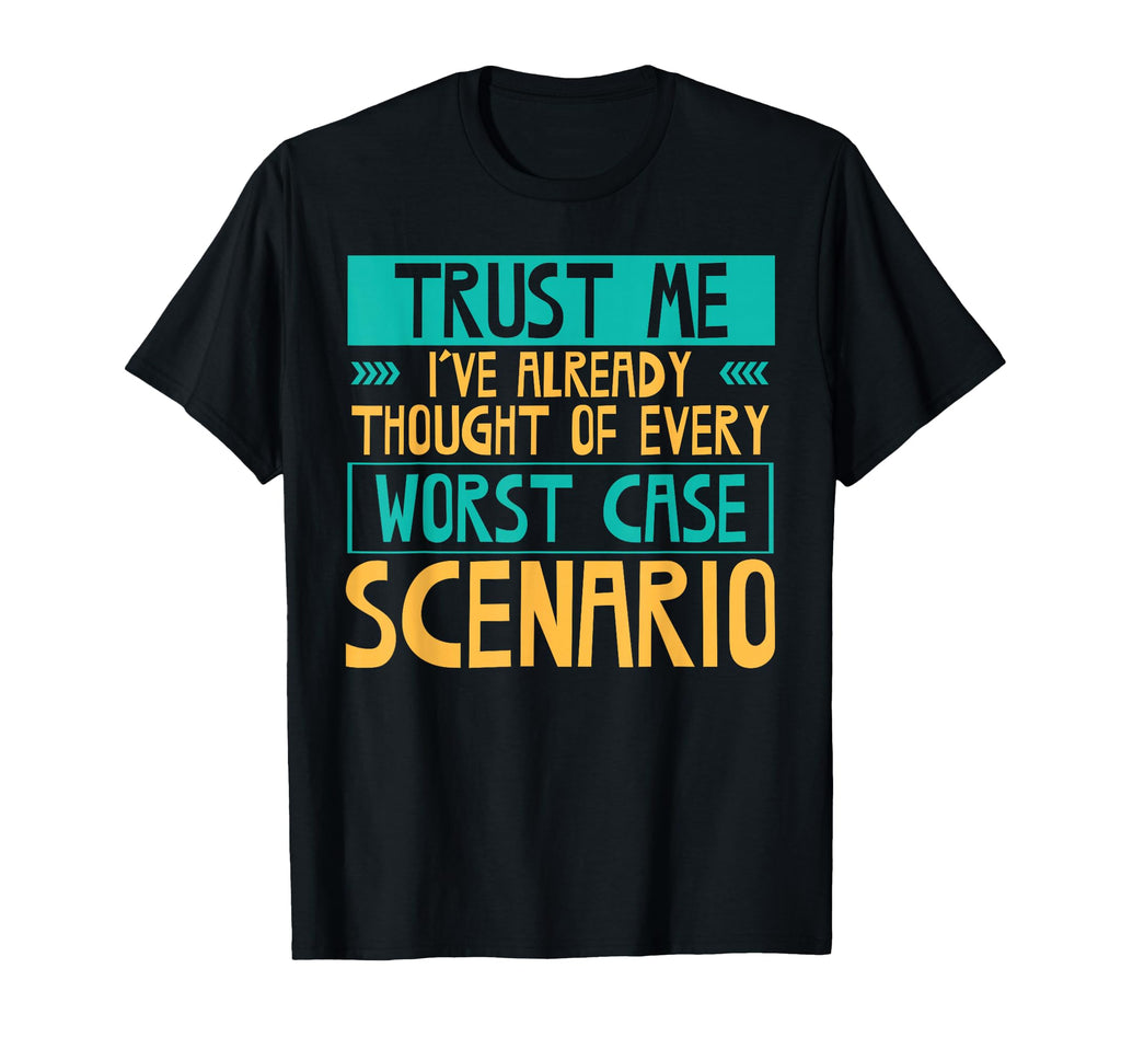 Overthinking Worst Case Scenario Ideal T-Shirt - Minimalist Print Unisex - T-Shirt, Sweatshirt, Hoodie