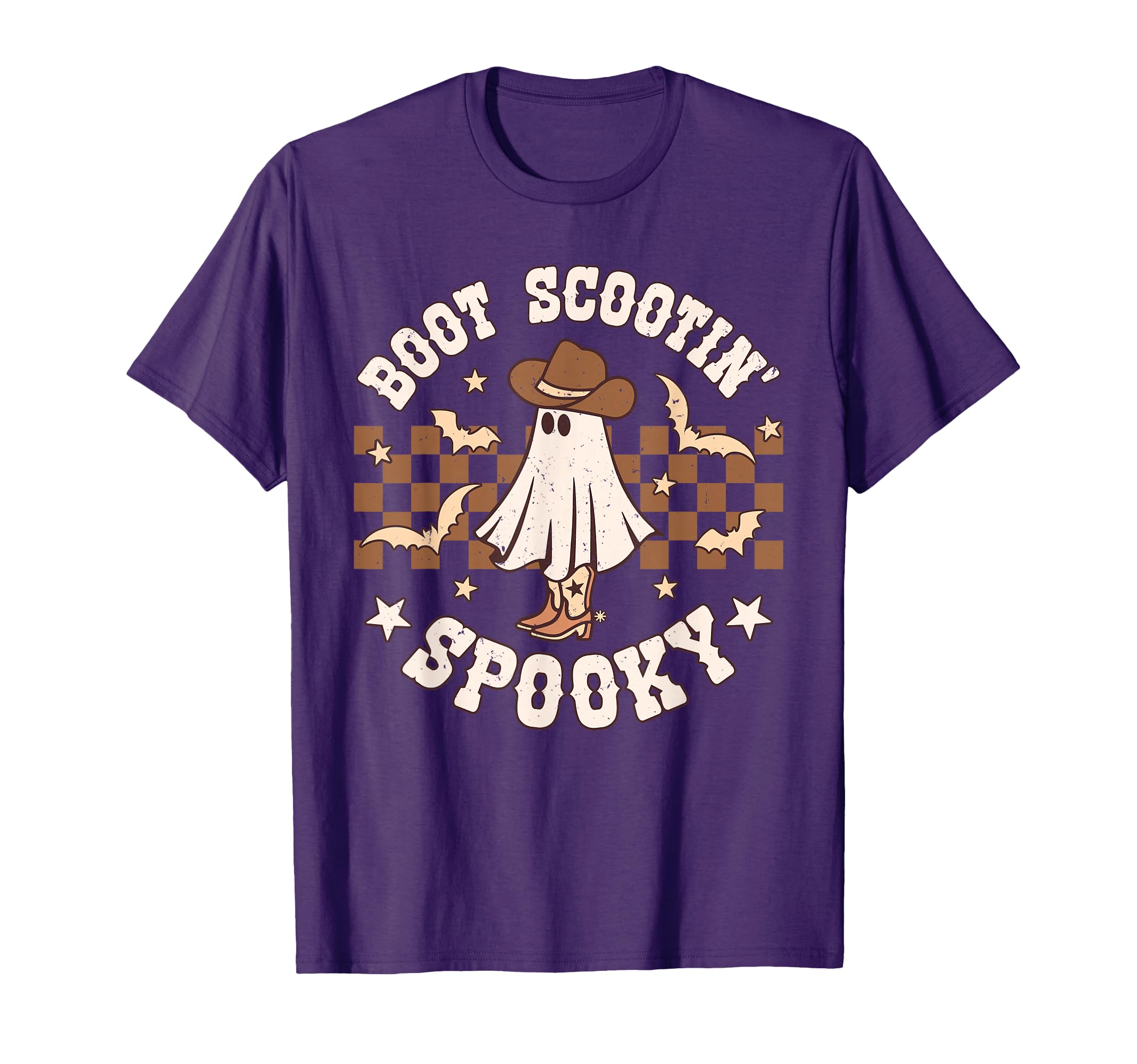 Boot Scootin Spooky Groovy Western T-Shirt - Trendy Graphic for Adults - T-Shirt, Sweatshirt, Hoodie
