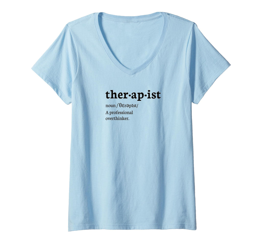 Womens Funny Therapist Definition T-Shirt - Aesthetic Graphic Men Women - T-Shirt, Sweatshirt, Hoodie