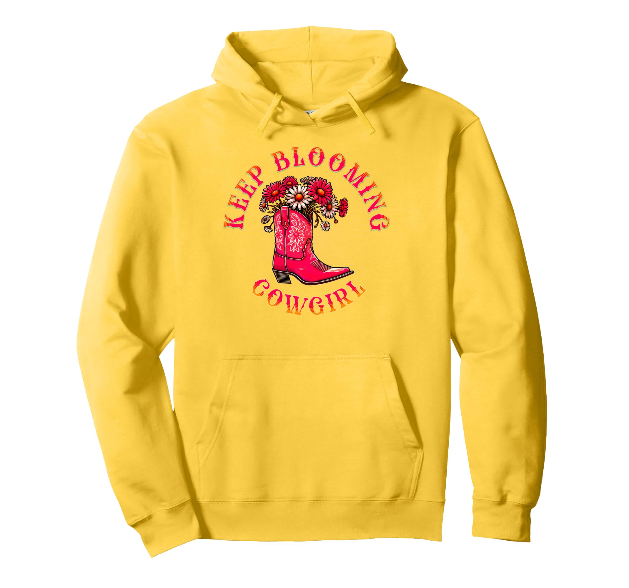 Keep Blooming Cowgirl Western Floral Hoodie - Streetwear Style Men Women - T-Shirt, Sweatshirt, Hoodie