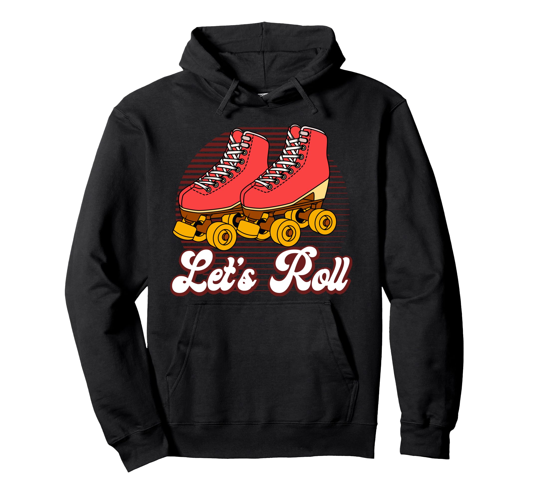 Roller Skating Skate 1970S Hoodie - Custom Art Print Unisex - T-Shirt, Sweatshirt, Hoodie