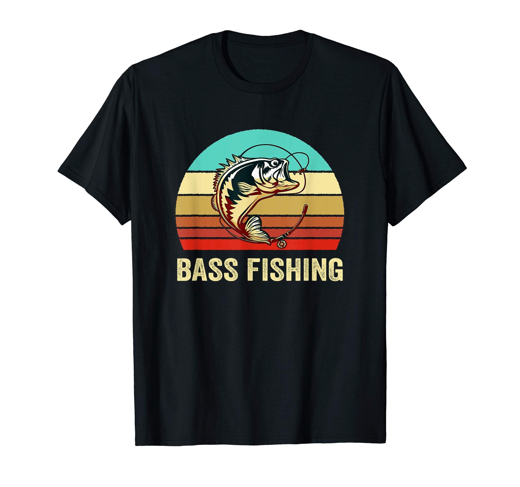 Sunset Bass Fishing T-Shirt - Trendy Graphic for Adults - T-Shirt, Sweatshirt, Hoodie