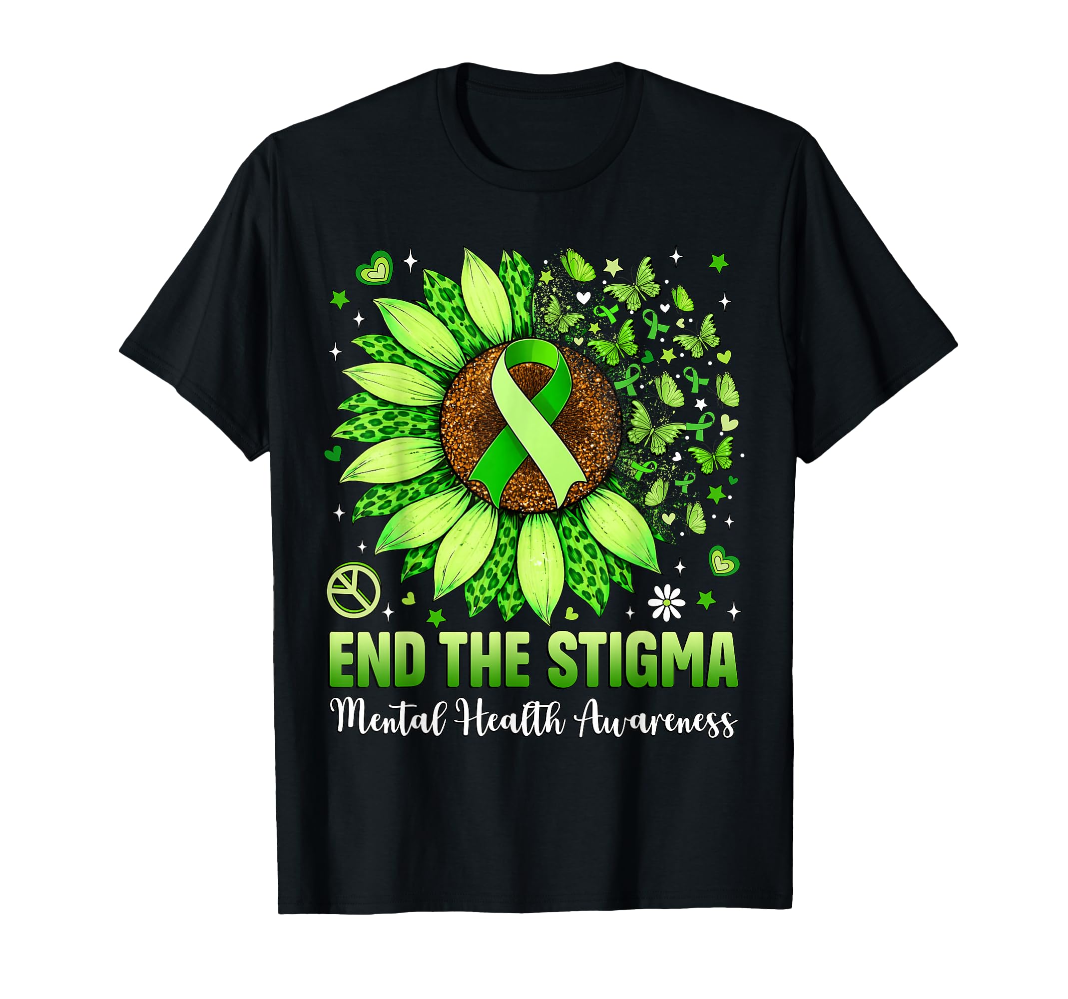 End Stigma Mental Health Matters T-Shirt - Streetwear Style Unisex - T-Shirt, Sweatshirt, Hoodie