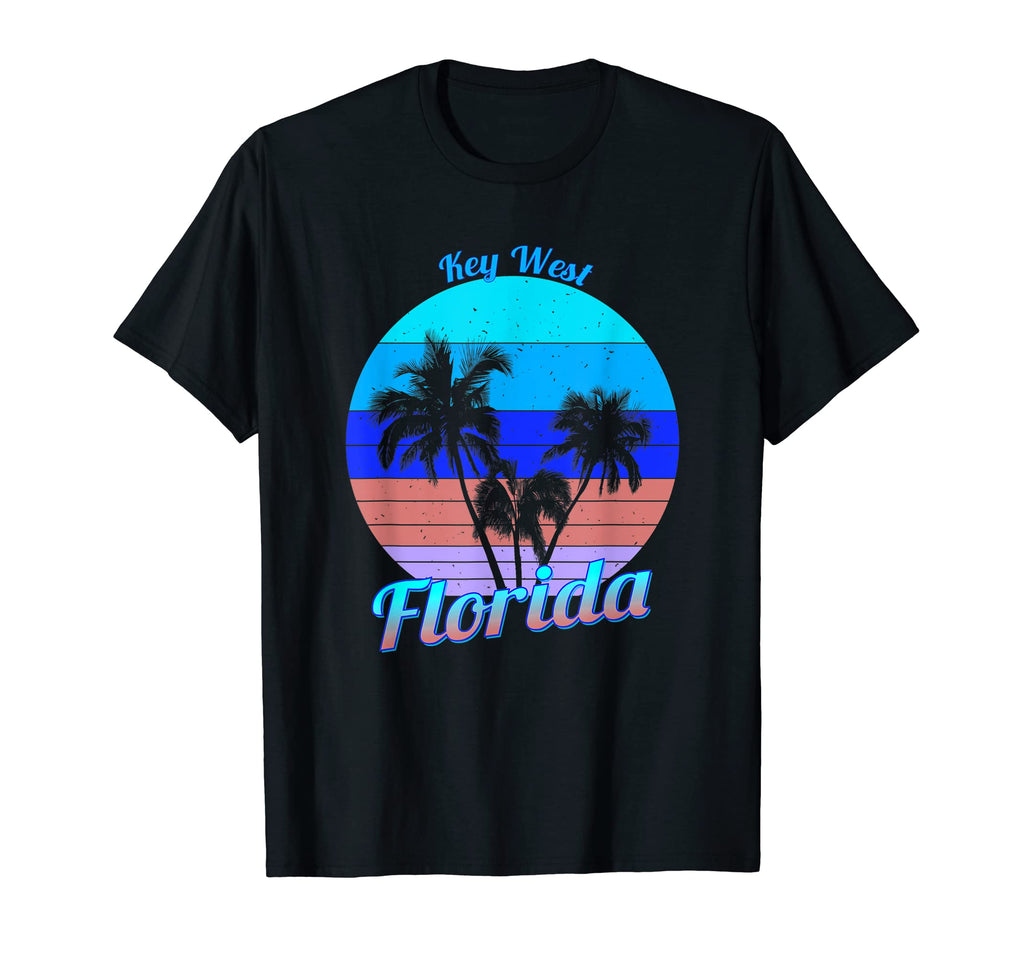 Key West Florida Tropical Palm Trees T-Shirt - Aesthetic Graphic Unisex - T-Shirt, Sweatshirt, Hoodie