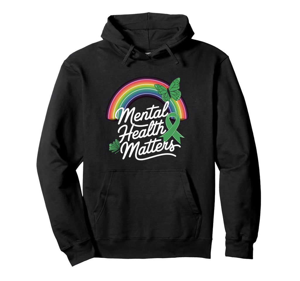 Mental Health Awareness Month Green T-Shirt - Graphic Print for Adults - T-Shirt, Sweatshirt, Hoodie
