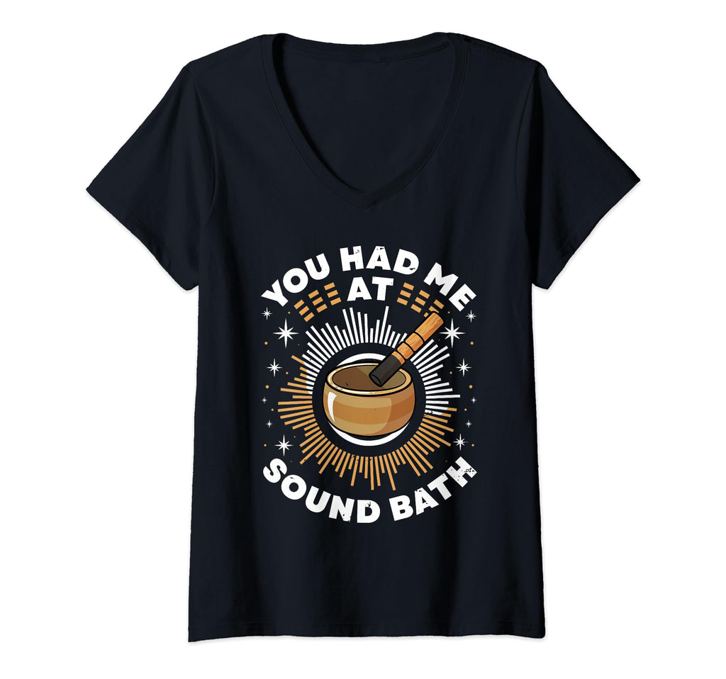 Womens Singing Bowl You Had Me T-Shirt - Fun Novelty Design for Adults - T-Shirt, Sweatshirt, Hoodie