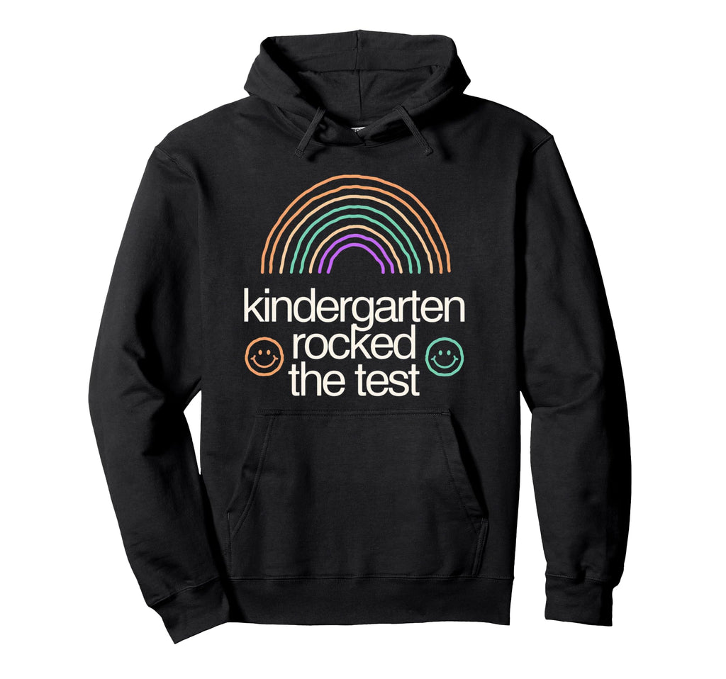 Kindergarten Teacher Testing Season Groovy Hoodie - Minimalist Print Unisex - T-Shirt, Sweatshirt, Hoodie