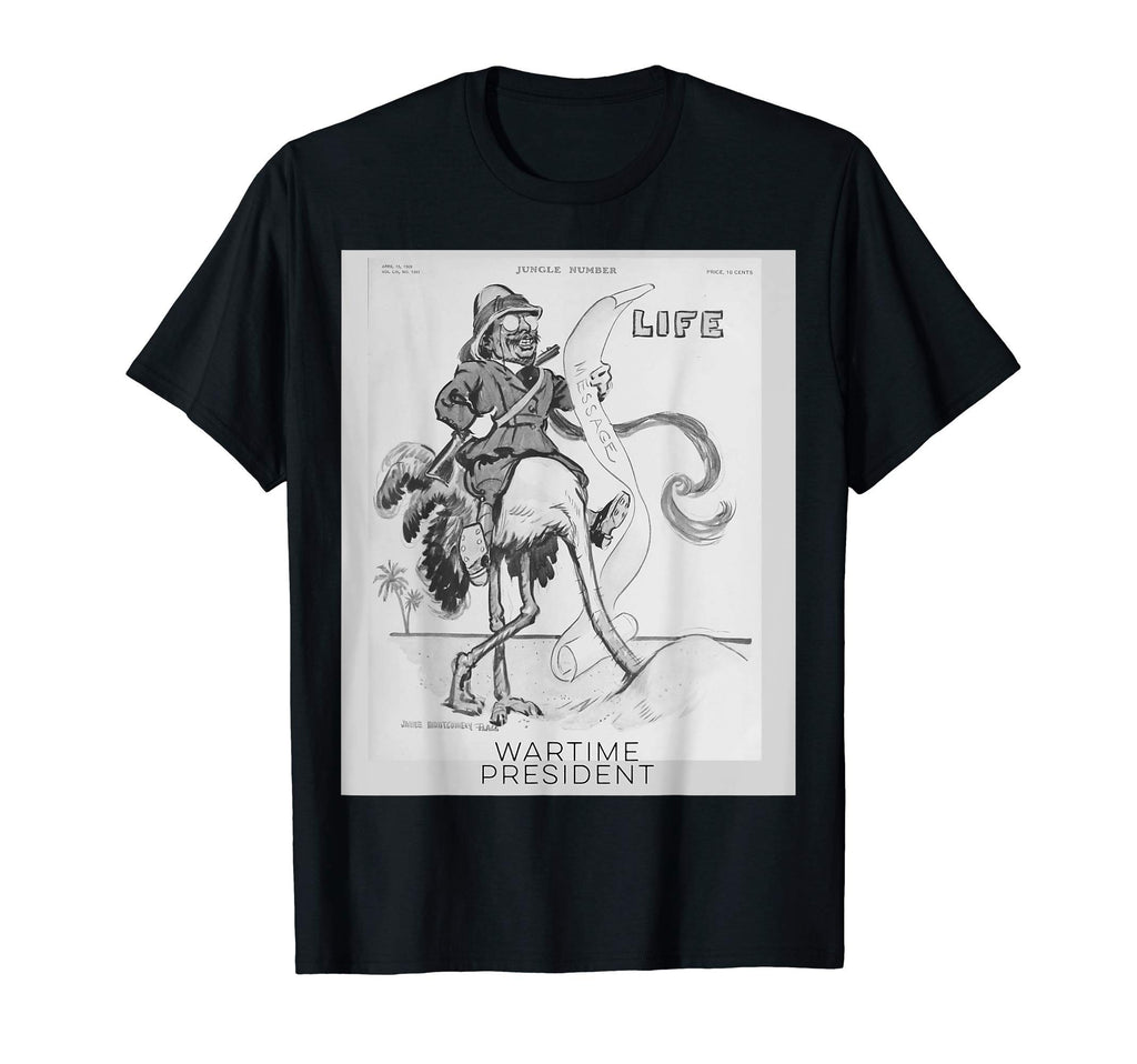 Wartime President Tr Magazine T-Shirt - Casual Everyday Wear Men Women - T-Shirt, Sweatshirt, Hoodie