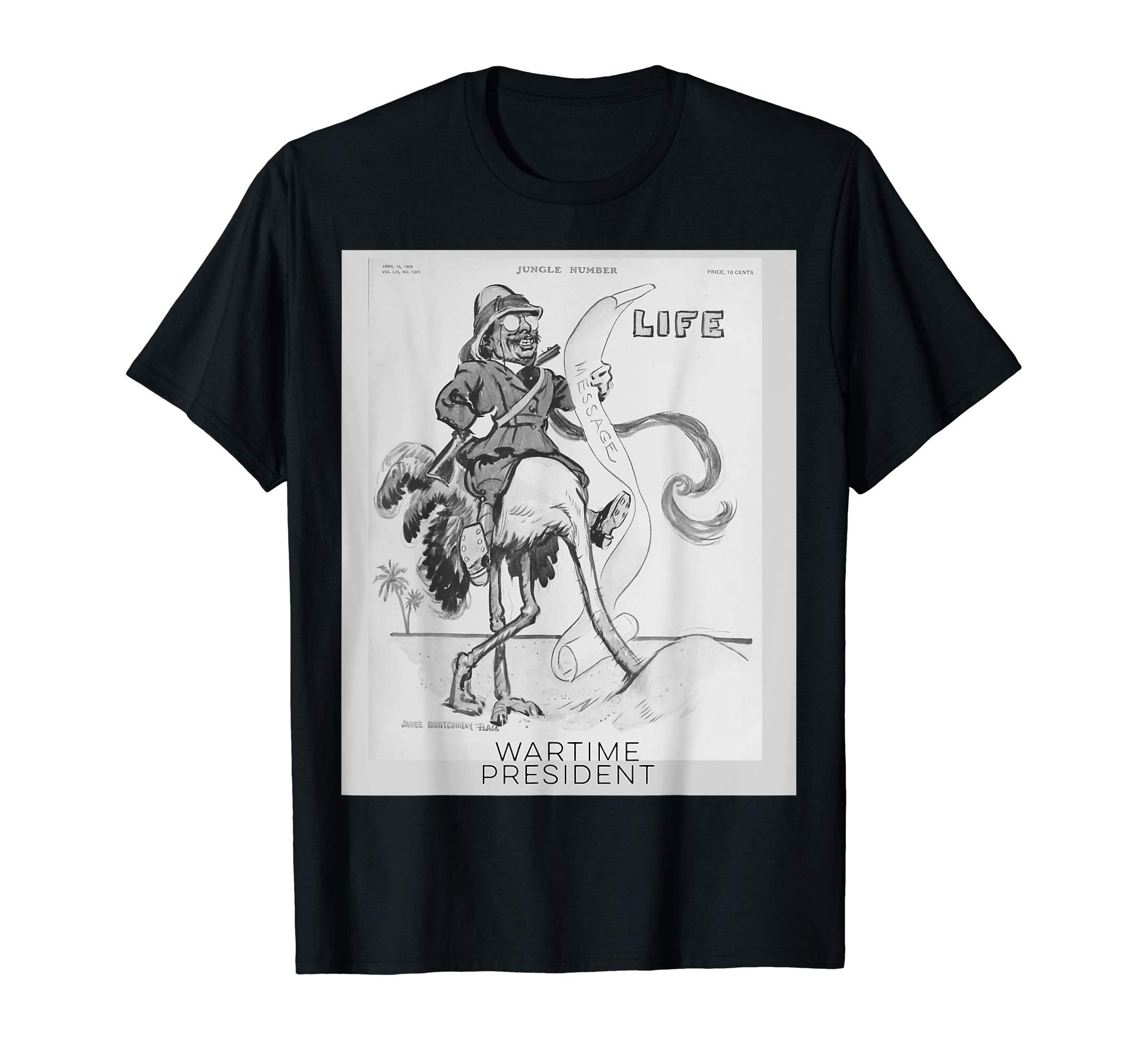Wartime President Tr Magazine T-Shirt - Casual Everyday Wear Men Women - T-Shirt, Sweatshirt, Hoodie