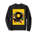 Vinyl Record Player Dj Music Sweatshirt - Aesthetic Graphic Men Women - T-Shirt, Sweatshirt, Hoodie