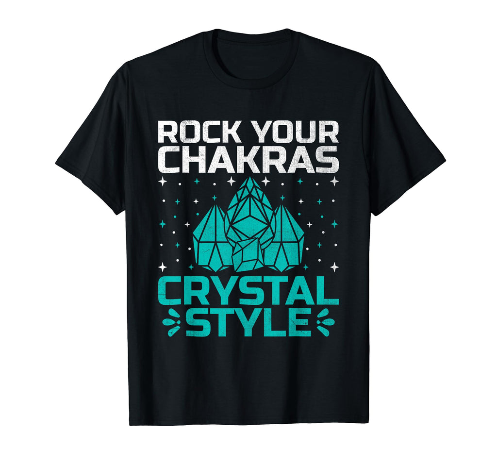 Spiritual Crystal Stones Healing T-Shirt - Fun Novelty Design Unisex - T-Shirt, Sweatshirt, Hoodie