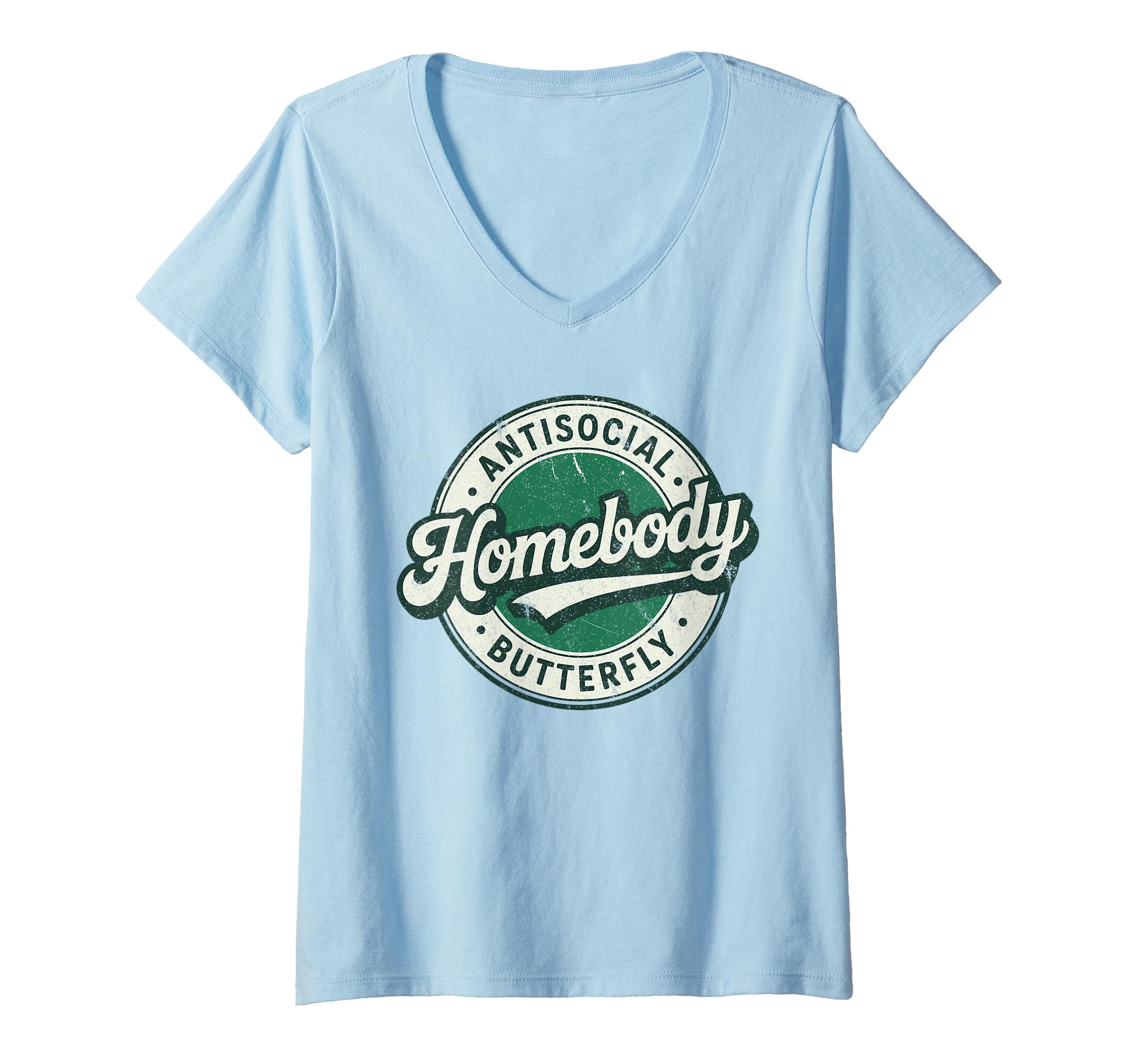 Womens Badge Introvert Homebody T-Shirt - Novelty Apparel Unisex - T-Shirt, Sweatshirt, Hoodie