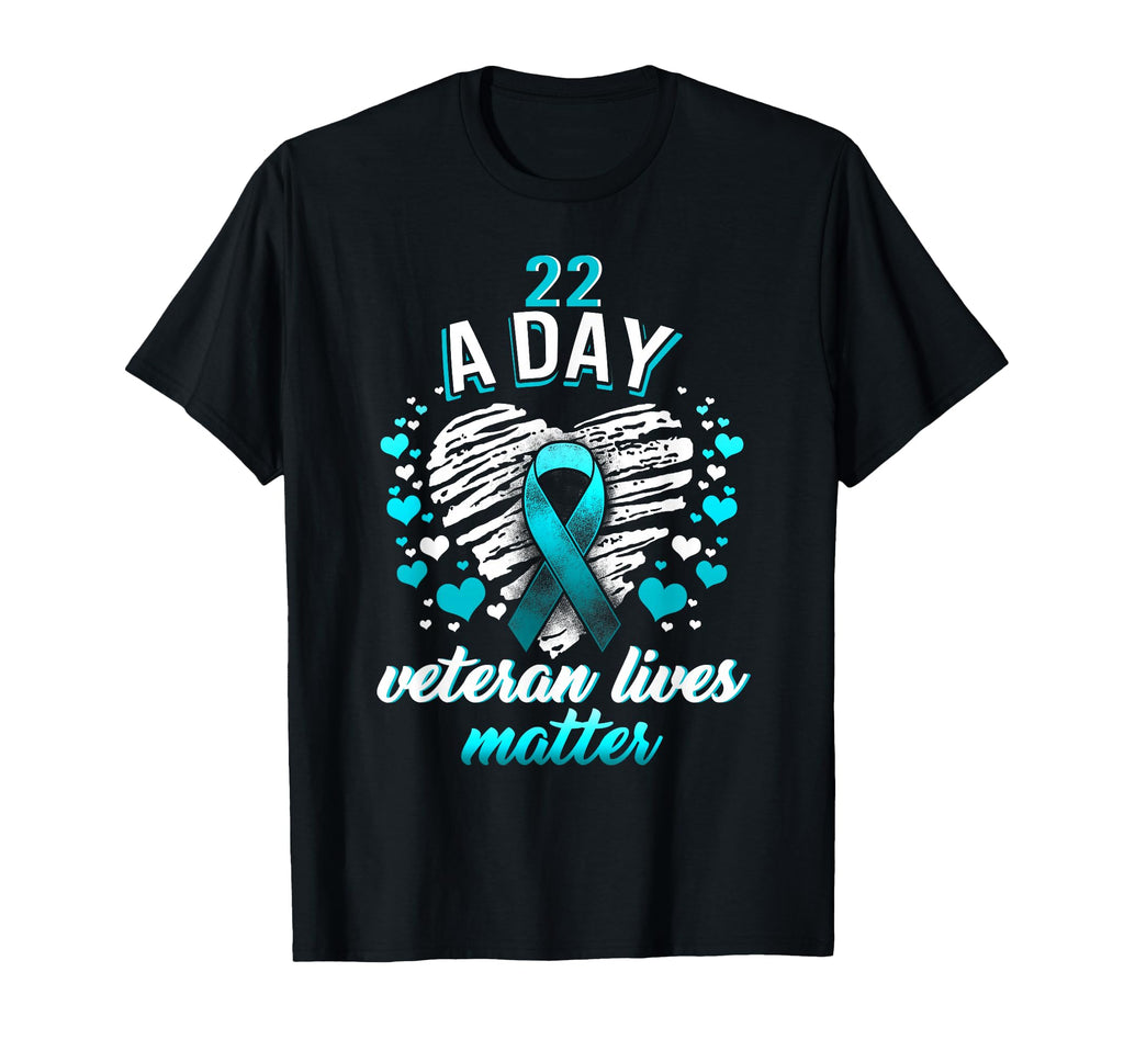 Ptsd Awareness 22 Day Veteran Lives T-Shirt - Trendy Graphic for Adults - T-Shirt, Sweatshirt, Hoodie