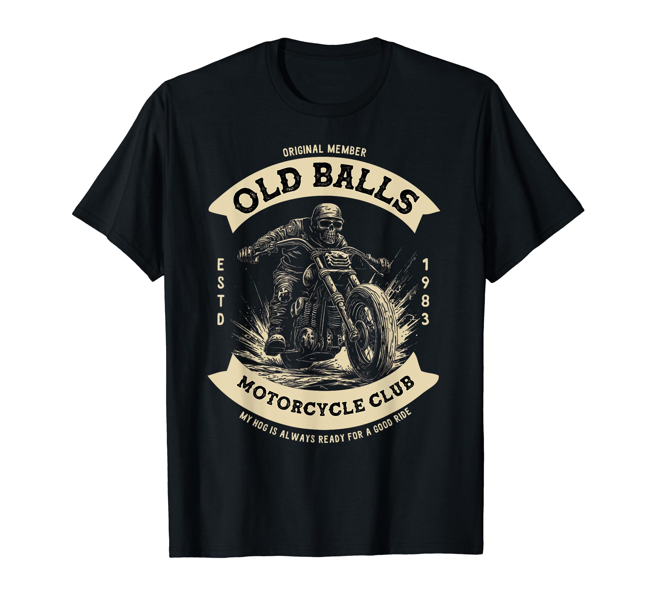 Funny 40Th Birthday Motorcycle Biker Dad T-Shirt - Minimalist Print Unisex - T-Shirt, Sweatshirt, Hoodie