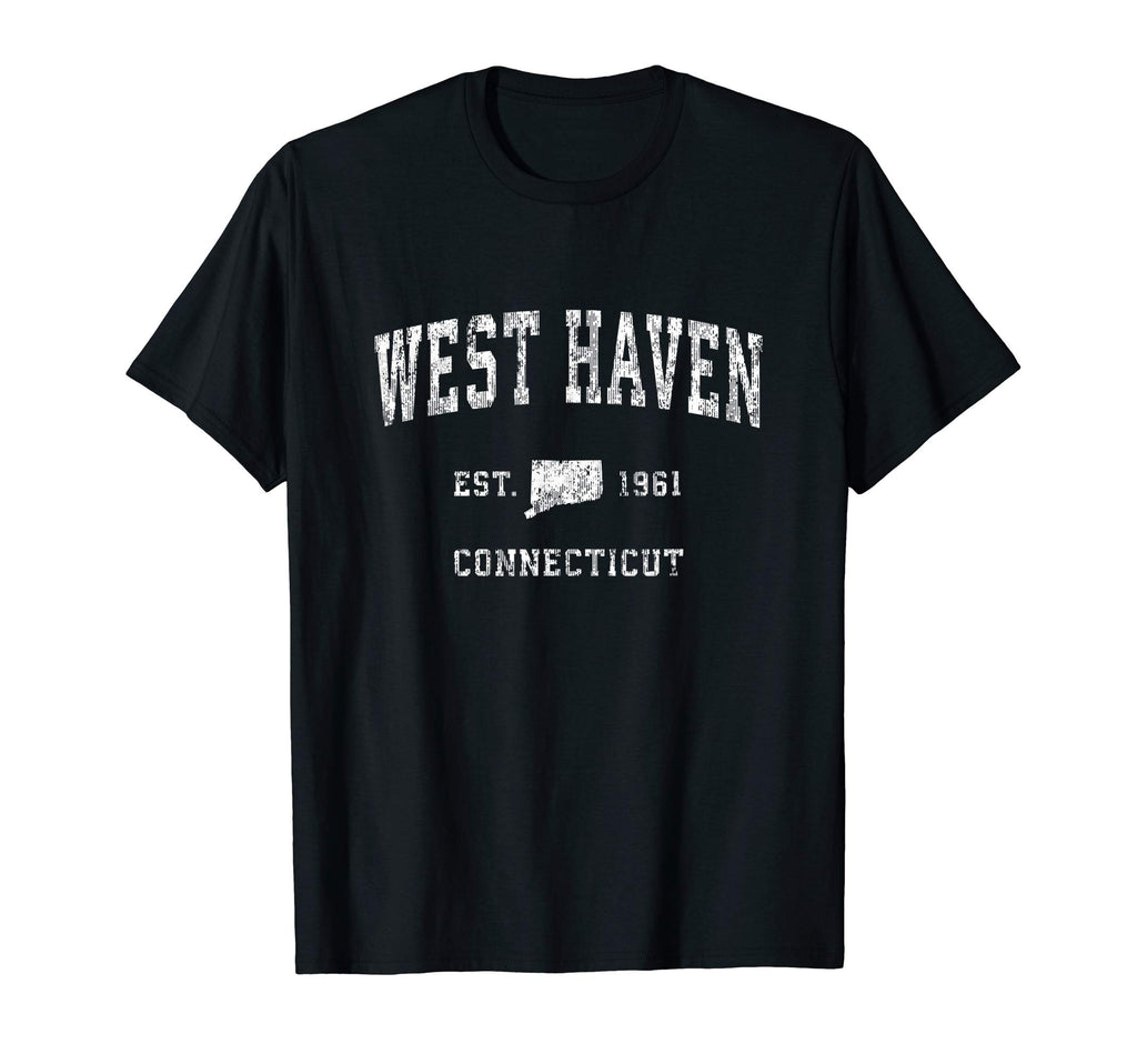 West Haven Connecticut Ct Athletic Sports T-Shirt - Minimalist Print Unisex - T-Shirt, Sweatshirt, Hoodie