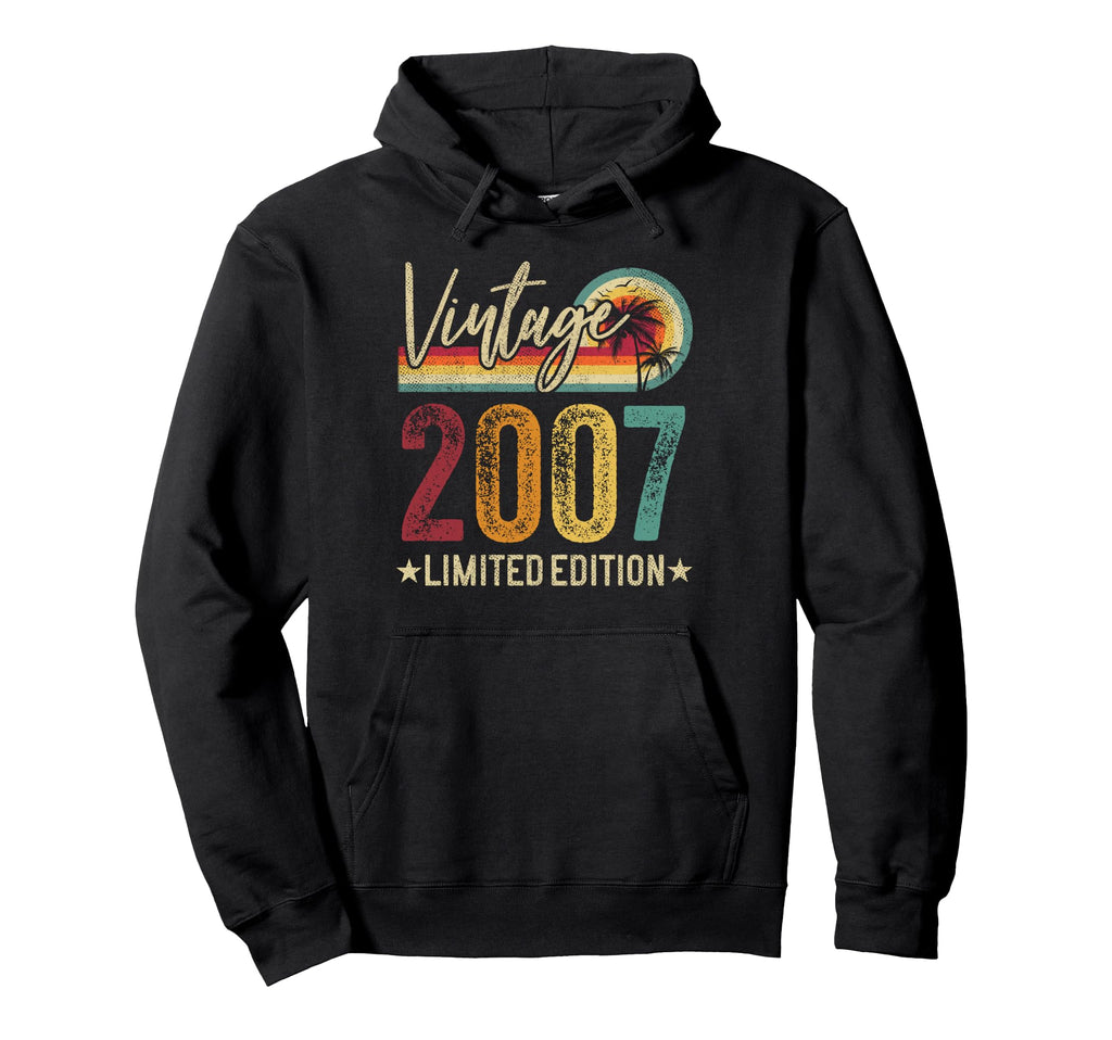 2007 19 Years Old 19Th Birthday Hoodie - Unique Graphic Unisex - T-Shirt, Sweatshirt, Hoodie