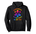 Emotional Support Human Do Not Pet Tie Hoodie - Novelty Apparel for Adults - T-Shirt, Sweatshirt, Hoodie